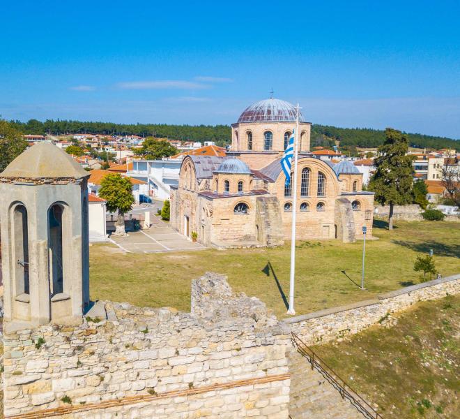 Panagia Kosmosotira, 12th century Byzantine church in Feres 4