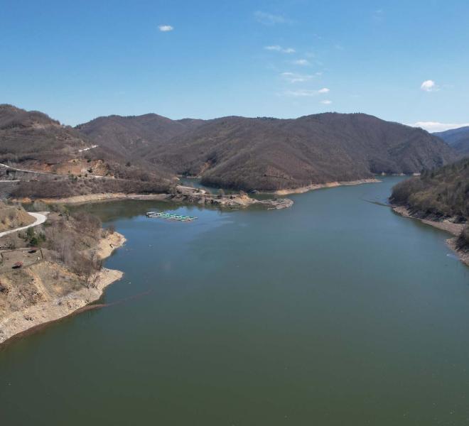 Dam and Artificial Thisavros Lake (Treasure Lake) 2