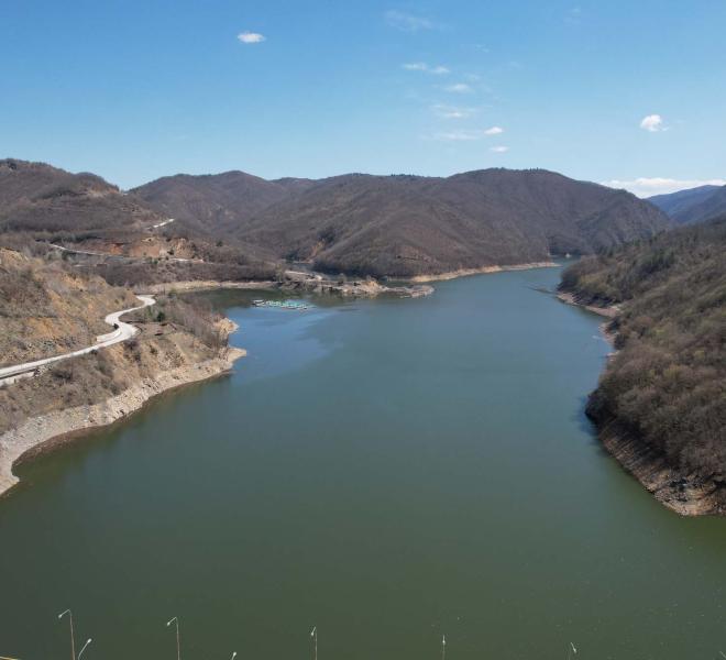 Dam and Artificial Thisavros Lake (Treasure Lake) 3