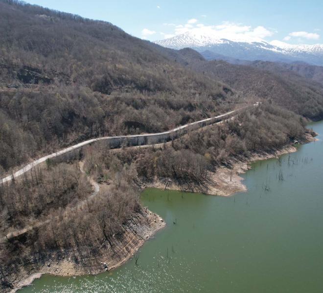 Dam and Artificial Thisavros Lake (Treasure Lake) 5