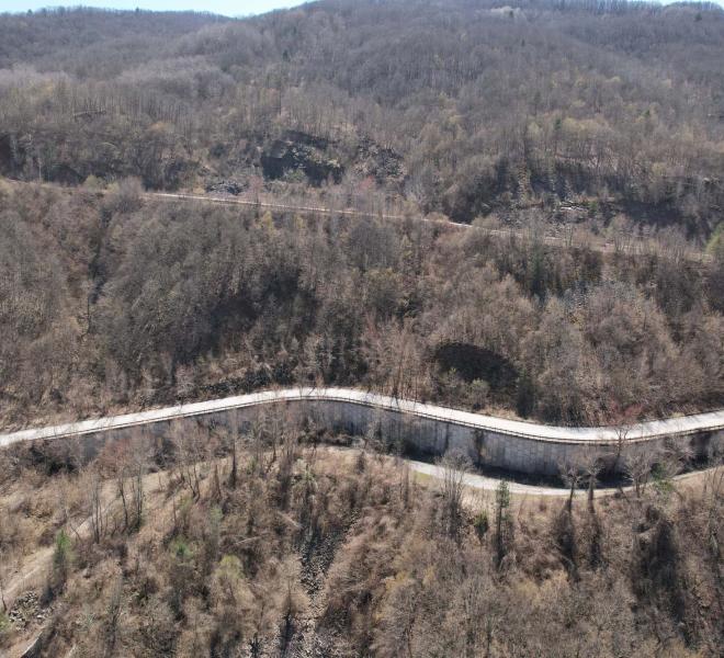 Dam and Artificial Thisavros Lake (Treasure Lake) 7