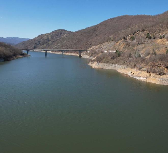 Dam and Artificial Thisavros Lake (Treasure Lake) 17