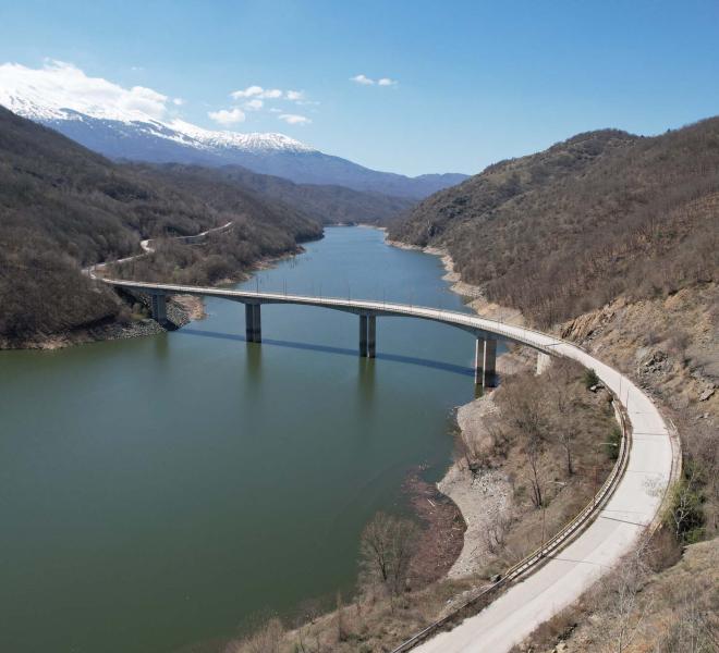 Dam and Artificial Thisavros Lake (Treasure Lake) 18