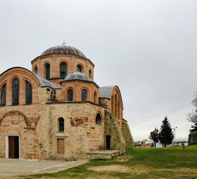 Panagia Kosmosotira, 12th century Byzantine church in Feres 3