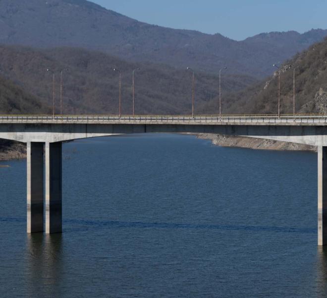 Dam and Artificial Thisavros Lake (Treasure Lake) 27