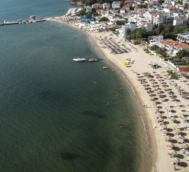 Limenas, Limenaria, Potos. Shopping and nightlife