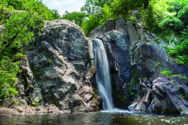 Agia Varvara Waterfall and the Area of Dipotama and Arkoudorema