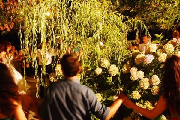 Feast of the Assumption on August 15, in the central square of Chora