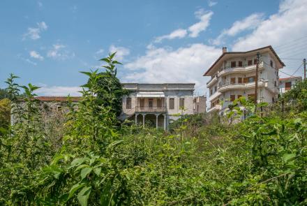 Anastasiadis Mansion (Marble House), tobacco warehouses and houses in the area of Agia Varvara and the historical centre of Drama