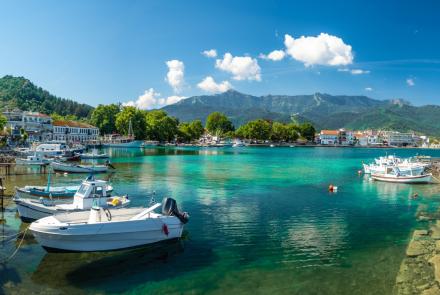 Limenas, Limenaria, Potos. Shopping and nightlife.