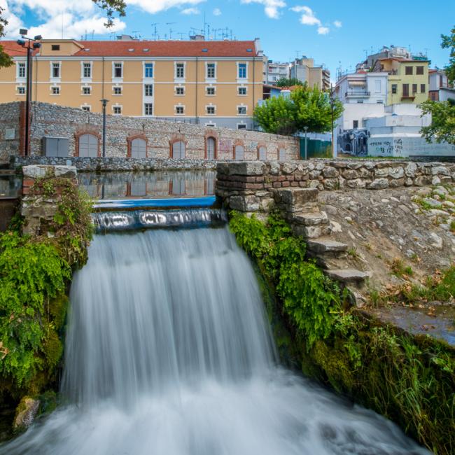 Tobacco Warehouses - Springs of Agia Varvara - Sunken Church